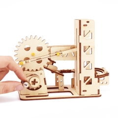 Đồ chơi Lắp ráp gỗ 3D Mô hình Cơ động học Marble Run