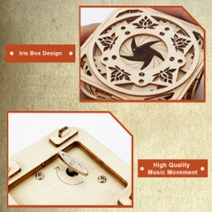 Đồ chơi lắp ghép gỗ 3D Mô hình Hộp gỗ Music Box