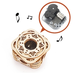 Đồ chơi lắp ghép gỗ 3D Mô hình Hộp gỗ Music Box
