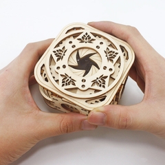 Đồ chơi lắp ghép gỗ 3D Mô hình Hộp gỗ Music Box