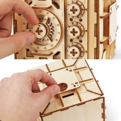 Đồ chơi lắp ghép gỗ 3D Mô hình Két Sắt Safe Box
