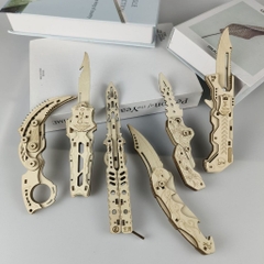 Đồ chơi lắp ghép gỗ 3D Mô hình Đồ chơi CSGO Laser