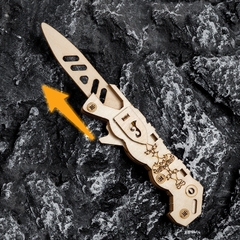 Đồ chơi lắp ghép gỗ 3D Mô hình Đồ chơi CSGO Laser