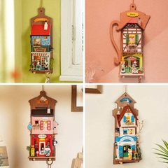 Mô hình nhà DIY Doll House Wall Hanging Miniature DS019 - DS022 Robotime Aroma Toast Lab