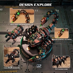 [BẢN QUỐC TẾ TIẾNG ANH] Mô hình Sinh vật Cơ động học Bọ Cạp Hoàng Đế Emperor Scorpion MI04 Robotime