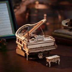 [BẢN QUỐC TẾ TIẾNG ANH] Mô hình Hộp nhạc Magic Piano AMK81 Music Box Robotime