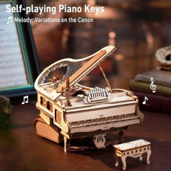 [BẢN QUỐC TẾ TIẾNG ANH] Mô hình Hộp nhạc Magic Piano AMK81 Music Box Robotime