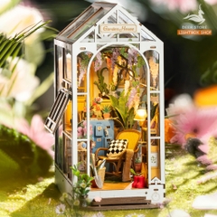 [BẢN QUỐC TẾ TIẾNG ANH] Mô hình nhà DIY Doll House Stories in Books TGB01 - TGB06 Book Nook Robotime Floral Corner
