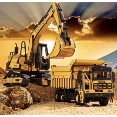 [BẢN QUỐC TẾ TIẾNG ANH] Mô hình Xe Công trình Engineering Vehicle Model Robotime TG509K Bulldozer