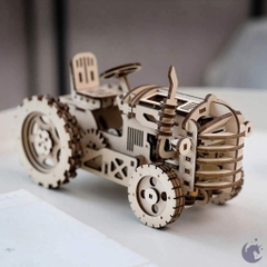 Đồ chơi lắp ráp gỗ 3D Mô hình Cơ động học Máy Kéo - Tractor Robotime LK401