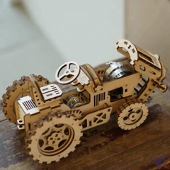 Đồ chơi lắp ráp gỗ 3D Mô hình Cơ động học Máy Kéo - Tractor Robotime LK401