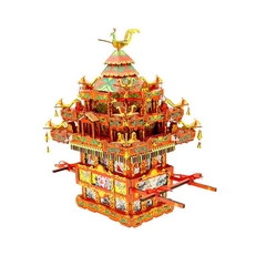 Đồ chơi lắp ghép gỗ 3D Mô hình Kiệu Hoa Cô Dâu Bridal Sedan Chair HG-J018