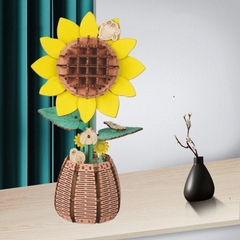 Đồ chơi lắp ghép gỗ 3D Mô hình Hoa Trang trí Decorative Flowers Laser