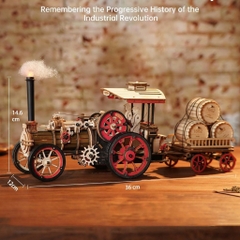 [BẢN QUỐC TẾ TIẾNG ANH] Mô hình Động cơ Hơi nước Steam Engine Mechanical LKA01 Robotime