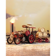 [BẢN QUỐC TẾ TIẾNG ANH] Mô hình Động cơ Hơi nước Steam Engine Mechanical LKA01 Robotime
