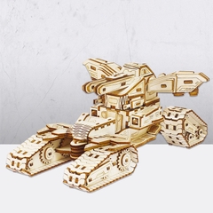 Đồ chơi lắp ghép gỗ 3D Mô hình Angel Tank Laser