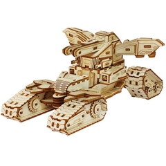 Đồ chơi lắp ghép gỗ 3D Mô hình Angel Tank Laser