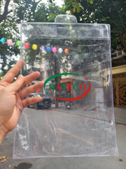 Túi nhựa dẻo PVC có móc treo khổ A4/A5/A6 - Túi nhựa trong suốt