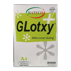 Bìa mika A4 GLOTXY 100 tờ Loại mỏng- Bìa kiếng Mạnh Hưng