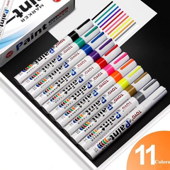 Bút Sơn Toyo ĐỒNG - Bút tô vẽ thông số lốp, giày dép, mọi bề mặt nhanh khô...