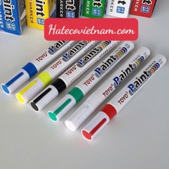 Bút Sơn Toyo ĐEN - Bút tô vẽ thông số lốp, giày dép, mọi bề mặt nhanh khô...