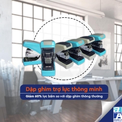 DẬP GHIM TRỢ LỰC DOUBLE A THÁI LAN ST10R, 30 TỜ - DẬP THÔNG MINH HÀNG CHÍNH HÃNG