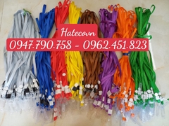 DÂY ĐEO THẺ LỤA MÓC NHỰA MÀU VÀNG (loại 1) - DÂY ĐEO THẺ HỌC SINH, SINH VIÊN