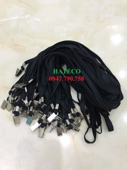 DÂY ĐEO THẺ DÂY DÙ KẸP SẮT MÀU XANH/ NÂU/ ĐEN (loại 1) - DÂY ĐEO THẺ HỌC SINH, SINH VIÊN