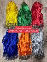DÂY ĐEO THẺ LỤA MÓC SẮT bản rộng 1cm (loại 1) - DÂY ĐEO THẺ HỌC SINH, SINH VIÊN