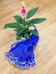 DÂY ĐEO THẺ LỤA MÓC SẮT bản rộng 1cm (loại 1) - DÂY ĐEO THẺ HỌC SINH, SINH VIÊN