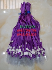 DÂY ĐEO THẺ LỤA MÓC NHỰA MÀU TÍM (loại 1) - DÂY ĐEO THẺ HỌC SINH, SINH VIÊN