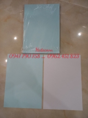 GIẤY DECAN/ ĐỀ CAN A4 ĐẾ XANH NHÁM - DECAL NHÁM THÁI (TẬP 100 TỜ)