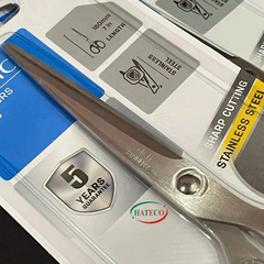 Kéo văn phòng Deli 6010 chính hãng loại dài 21cm