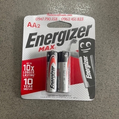 Pin Energizer 2A Vỉ 2 viên  - AA MAX LR6 (Pin tiểu)