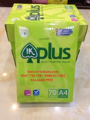 GIẤY IN A4 IK PLUS 70GSM (500 tờ) - NHẬP KHẨU INDONESIA HÀNG CHÍNH HÃNG
