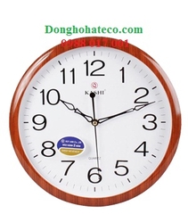 ĐỒNG HỒ TREO TƯỜNG KASHI K81 SỐ HỌC TRÒ KIM TRÔI SIÊU TĨNH Đồng hồ treo tường chính hãng bảo hành 2 năm