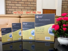 Menu mica DỌC SN trong suốt (đế đen) - Biển để bàn - STANDER - Menu mica để bàn