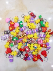 Móc khóa nhựa PVC hoạt hình 3D Ngộ Nghĩnh Cao Su Nhiều Hình-Móc khoá nhân vật hoạt hình