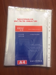 SƠ MI LỖ A4 XIFU XANH DÀY - TÚI ĐỤC LỖ - BÌA LỖ - SMLD (COMBO 100 CHIẾC)