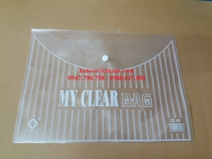 Túi Clearbag khổ A trung TL02 ( Túi myclear, túi khuy, bìa nút, túi cúc)
