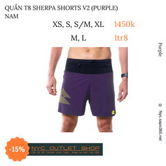 Quần T8 Sherpa shorts v2 Nam