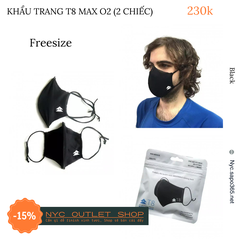 Khẩu trang chạy bộ T8 Max O2 (2 chiếc)