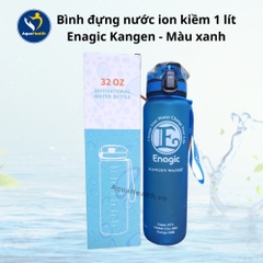 Bình Đựng Nước Kangen 1000ml màu xanh - Nhựa Tritan Cao Cấp