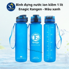 Bình Đựng Nước Kangen 1000ml màu xanh - Nhựa Tritan Cao Cấp