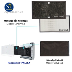 Màng Lọc Không Khí Panasonic F-PXL45A (Hỗn hợp và khử mùi)