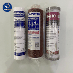 Bộ Lõi Lọc 123 Geyser Nhập Khẩu Thay Thế Máy Lọc Nước Geyser Ecota