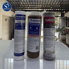 Bộ Lõi Lọc 123 Geyser Nhập Khẩu Thay Thế Máy Lọc Nước Geyser Ecota