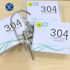 Vòi Inox 304 cổ cao dùng làm vòi lấy nước máy điện giải Trim Ion