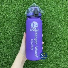 Bình Đựng Nước ion Kiềm Kangen 800ml màu tím nhám