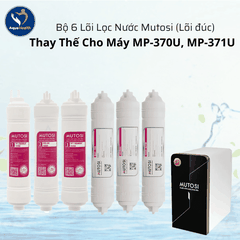 Bộ 7 Lõi Lọc Nước Mutosi (Lõi đúc) Thay Thế Cho Máy MP-370U, MP-371U